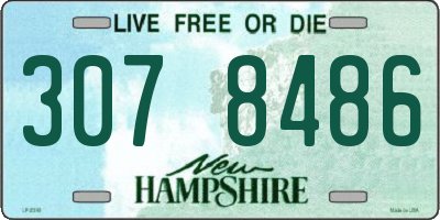 NH license plate 3078486