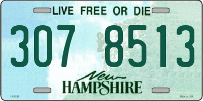 NH license plate 3078513