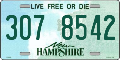 NH license plate 3078542