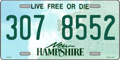 NH license plate 3078552