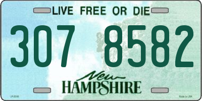 NH license plate 3078582