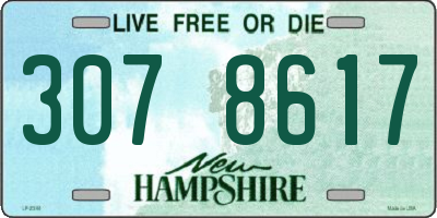NH license plate 3078617