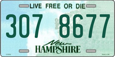 NH license plate 3078677