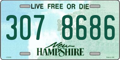 NH license plate 3078686
