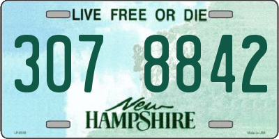 NH license plate 3078842