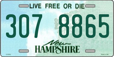 NH license plate 3078865