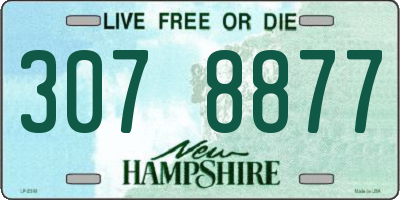 NH license plate 3078877