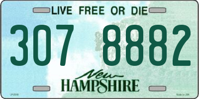 NH license plate 3078882