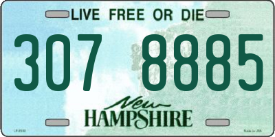 NH license plate 3078885