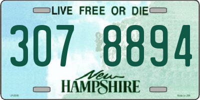 NH license plate 3078894