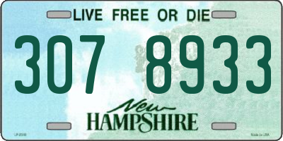 NH license plate 3078933