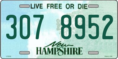 NH license plate 3078952