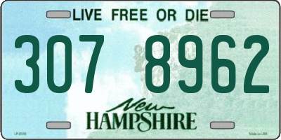 NH license plate 3078962