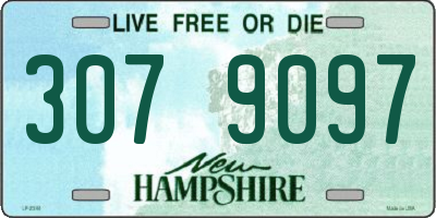 NH license plate 3079097