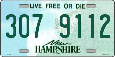 NH license plate 3079112