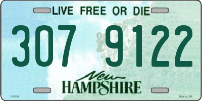 NH license plate 3079122