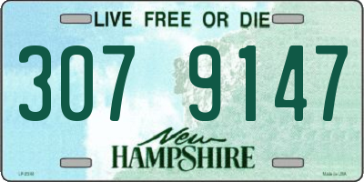 NH license plate 3079147