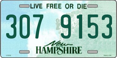 NH license plate 3079153