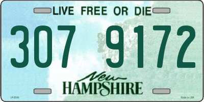 NH license plate 3079172