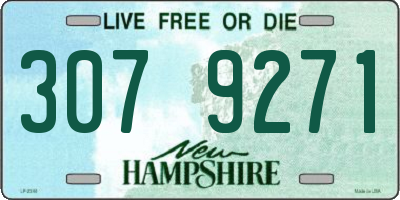 NH license plate 3079271