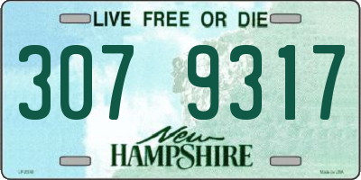 NH license plate 3079317