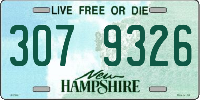 NH license plate 3079326