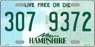 NH license plate 3079372