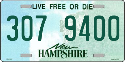 NH license plate 3079400