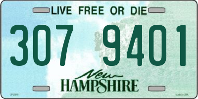 NH license plate 3079401