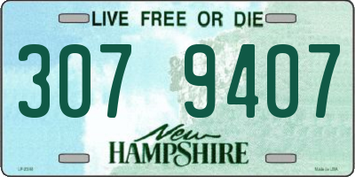 NH license plate 3079407