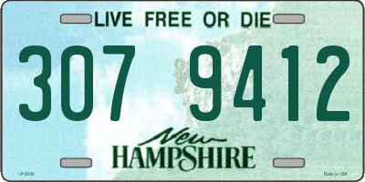 NH license plate 3079412