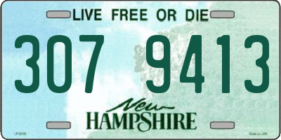 NH license plate 3079413