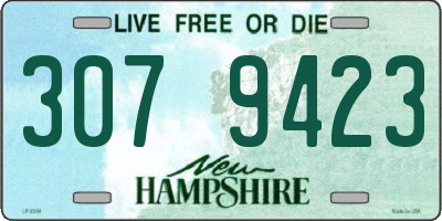 NH license plate 3079423