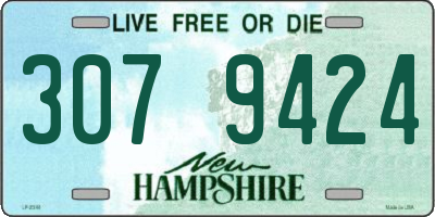 NH license plate 3079424