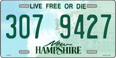 NH license plate 3079427