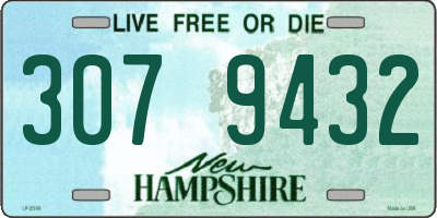 NH license plate 3079432