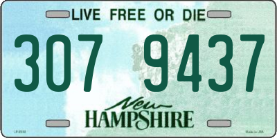 NH license plate 3079437