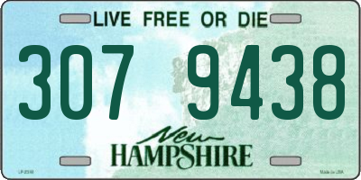 NH license plate 3079438