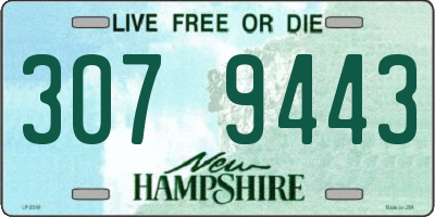 NH license plate 3079443