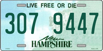 NH license plate 3079447