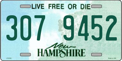 NH license plate 3079452