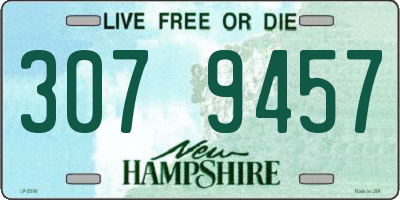 NH license plate 3079457