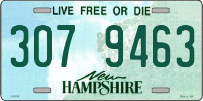 NH license plate 3079463