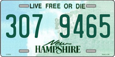 NH license plate 3079465
