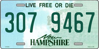 NH license plate 3079467