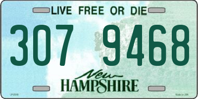 NH license plate 3079468