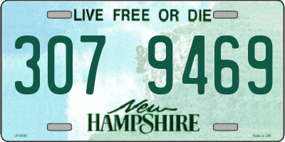 NH license plate 3079469