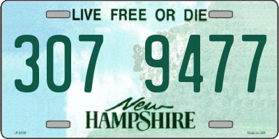 NH license plate 3079477