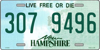 NH license plate 3079496