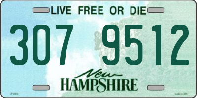 NH license plate 3079512
